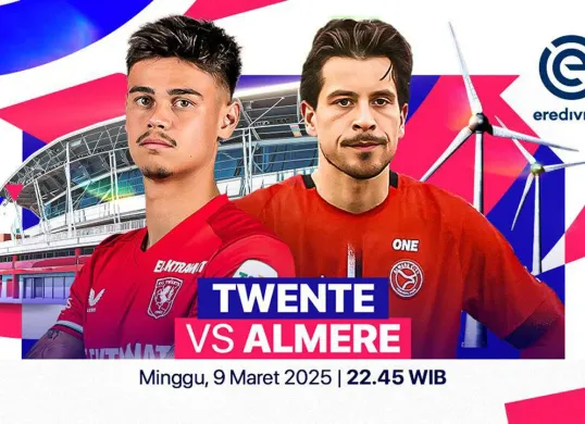 Link live streaming FC Twente vs Almere City. (Sumber: Vidio)