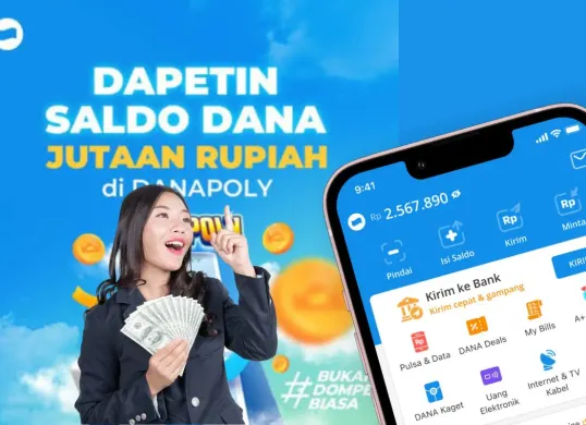 Cara Mendapatkan Saldo DANA Gratis di Hp. (Sumber: Poskota/Faiz)