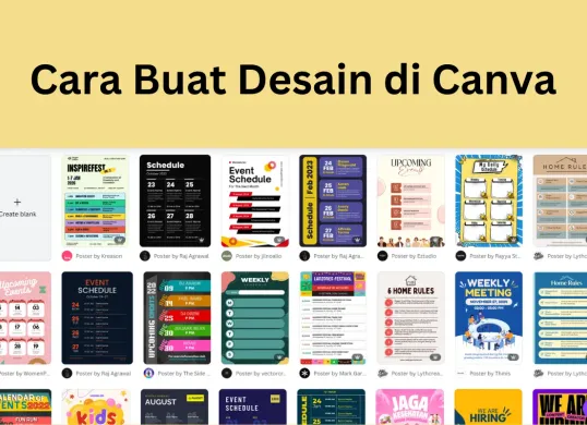 Cara Buat Poster Menarik di Hp (Sumber: Canva/Edited Muhammad Ibrahim)