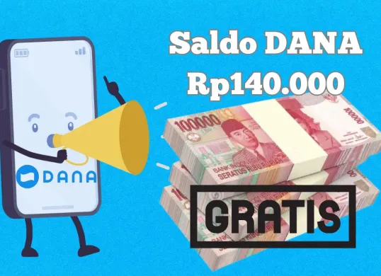 Tips mendapatkan imbalan saldo DANA Gratis Rp140.000. (Sumber: Poskota/Syania Nurul Lita Baikuni)