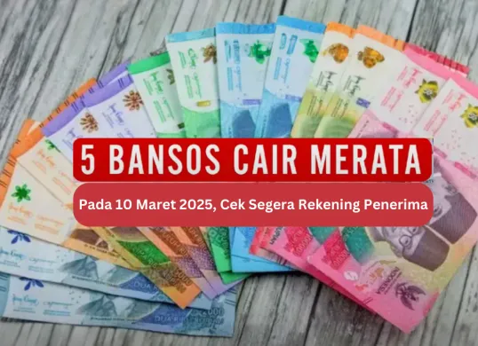 Ilustrasi bantuan sosial yang cair pada Maret 2025. (Sumber: Poskota/Dzikri)