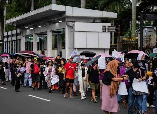 Aksi Hari Perempuan Sedunia