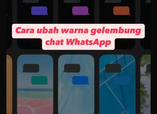 Bosan dengan tampilan chat WhatsApp yang itu-itu saja? Sekarang kamu bisa mengubah warna gelembung chat tanpa perlu aplikasi tambahan. (Sumber: Poskota/Shandra)