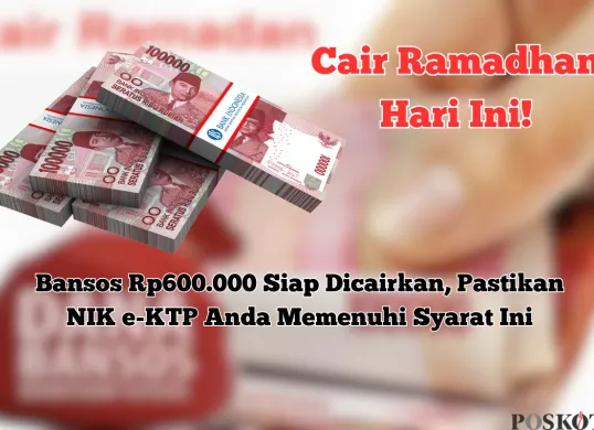 Bansos Rp600.000 siap meringankan beban masyarakat. Pastikan NIK e-KTP Anda terdaftar di sistem Kemensos! (Sumber: Poskota/Yusuf Sidiq)