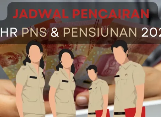 Jadwal pencairan THR tahun 2025 untuk PNS dan pensiunan. (Sumber: Poskota/Aldi Harlanda Irawan)