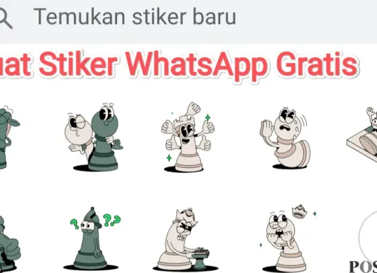 Ilustrasi stiker WhatsApp yang bisa dibuat sendiri oleh pengguna. (Sumber: Tangkapan layar)