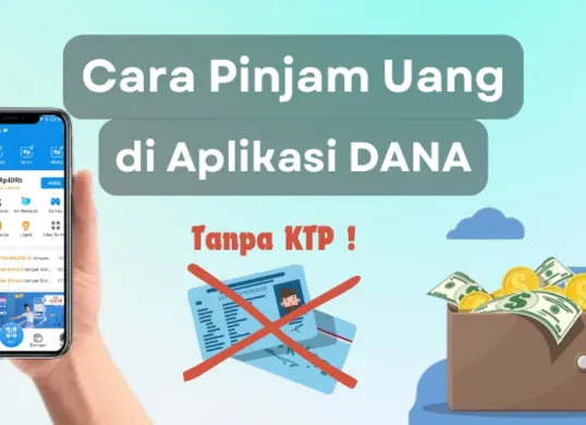 Cara pinjam uang di aplikasi DANA melalui fitur DANA Instan. (Sumber: Poskota/Aldi Harlanda Irawan)