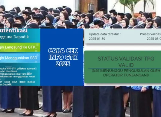 Memahami Status Validasi TPG di Info GTK dan Arti Kode 16 (Sumber: Poskota/Yusuf Sidiq)