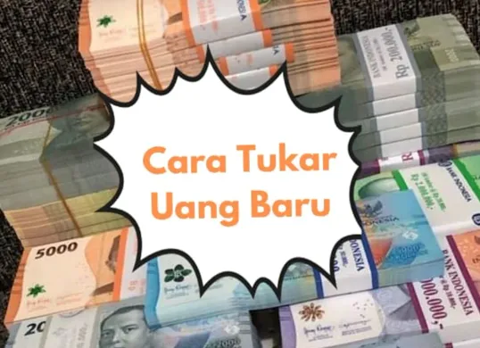 Ilustrasi cara menukar uang barus untuk THR di Bank.(Sumber: Poskota/Risti Ayu Wulansari)