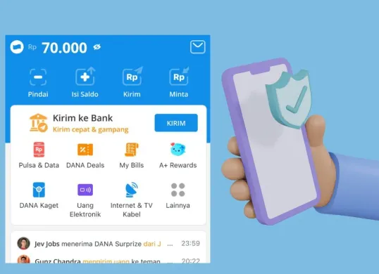 Ilustrasi: Cara mudah dan simpel meraih saldo DANA gratis hingga ratusan ribu rupiah untuk hari ini. (Sumber: Poskota/Audie Salsabila)