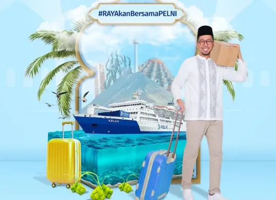 Poster mudik gratis 2025 dengan kapal laut bersama Kemnhub dan PT PELNI. (Sumber: Instagram/@pelni162)