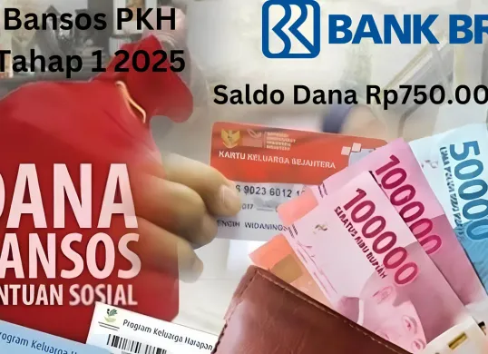 Saldo dana Rp750.000 dari bansos PKH tahap 1 2025 telah diterima KPM via Rekening BRI. (Sumber: Poskota/Gabriel Omar Batistuta)