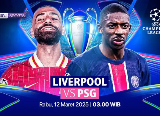 Link live streaming Streaming Liverpool vs PSG di leg kedua 16 besar Liga Champions. (Sumber: Vidio)