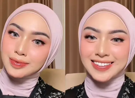 Tips makeup flawless. (Sumber: TikTok : @nazlakhn)