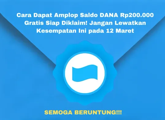 Jangan sampai ketinggalan! Klik link di artikel ini untuk klaim saldo DANA gratis Rp200.000! (Sumber: Poskota/Yusuf Sidiq)