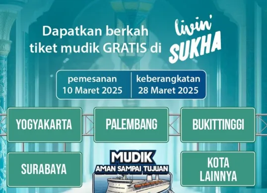 Cara daftar mudik gratis 2025 Bank Mandiri. (Sumber: Instagram/@bankmandiri)