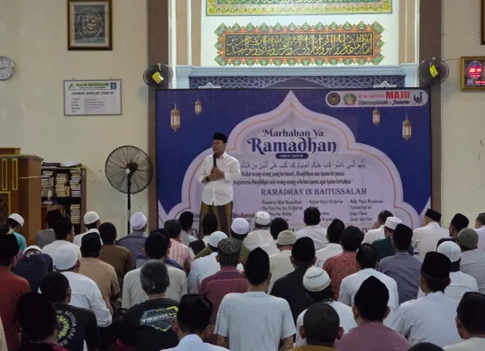 Warga binaan Rutan Tangerang saat mengikuti kegiatan Ramadan, Rabu, 12 Maret 2025. (Sumber: Dok. Rutan Tangerang)