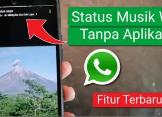 Menambahkan musik pada status WhatsApp kini lebih mudah tanpa aplikasi tambahan. Ikuti caranya. (Sumber: YouTube/@Tutorind)