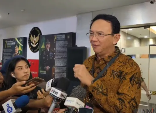 Mantan Gubernur DKI Jakarta, Basuki Tjahaja Purnama alias Ahok. (Sumber: Poskota/Ali Mansur)