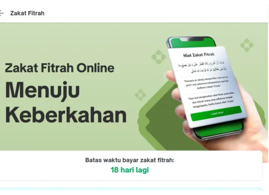 Cara bayar zakat fitrah via Tokopedia. (Sumber: Screenshot/Tokopedia)