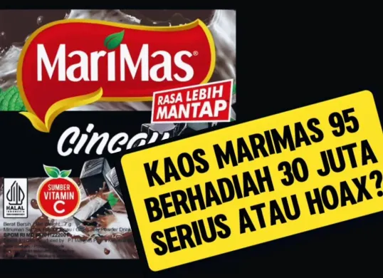 Siapa cepat dia dapat. Kaos edisi tahun 1995 produk minuman ini, dihargai Rp30 juta. (Sumber: Tiktok)