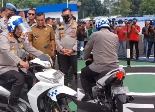 Ujian SIM C Buat Jendral Polisi Kesulitan, Netizen Langsung Berikan Komentar Pedas (Sumber: X/cobeh22)