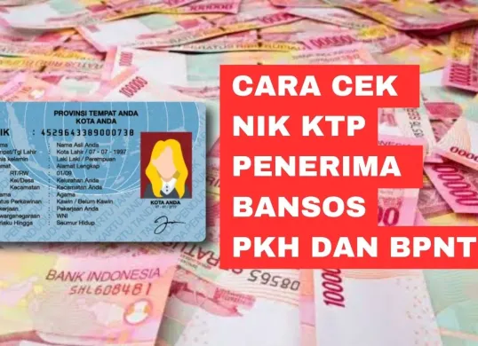 Cara cek NIK KTP penerima Bansos pemerintah (Sumber: Poskota/Rivera Jesica Souisa)