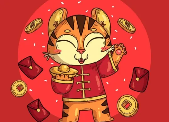 Ilustrasi shio Macan. (Sumber: Freepik)