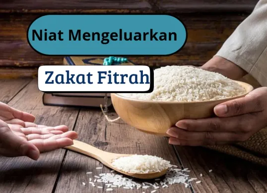 Niat Zakat Fitrah. (Sumber: Poskota/Risti Ayu Wulansari)