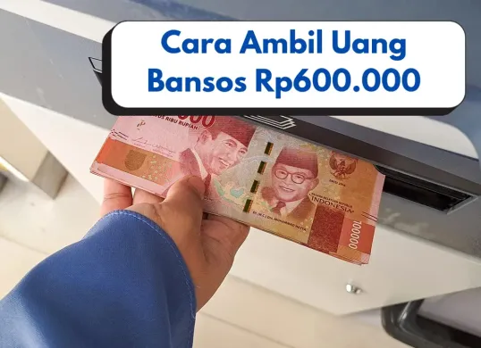 Ilustrasu cara mengambil uang dana bansos Rp600.000 dari Subsidi PKH dan BPNT 2025. (Sumber: Poskota/Risti Ayu Wulansari)