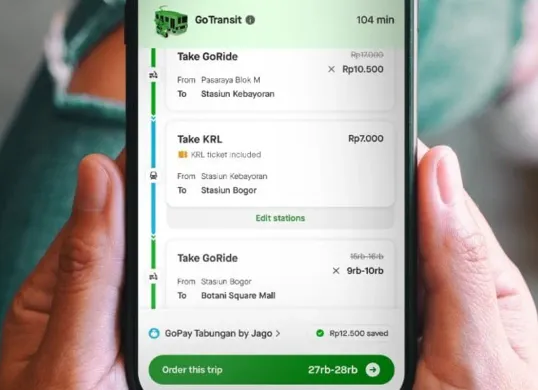 Cara beli tiket KRL pakai GoPay di Gojek (Sumber: Gojek)