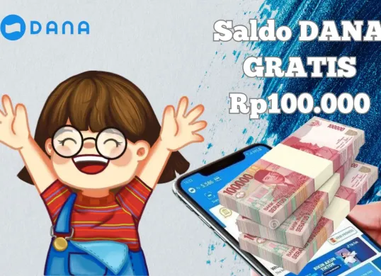 Cara klaim saldo DANA Gratis Rp100.000 masuk dompet elektronik. (Sumber: Poskota/Syania Nurul Lita Baikuni)