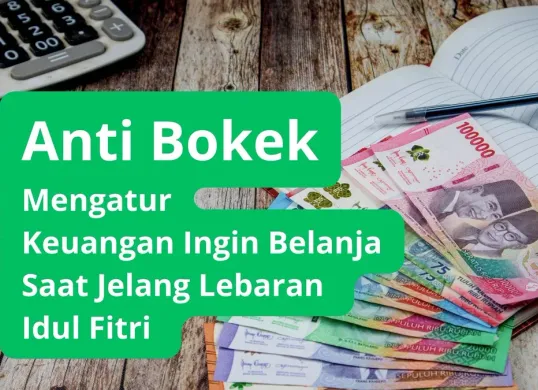 Hemat keuangan,cara belanja hemat menjelang lebaran Idul Fitri. (Canva)