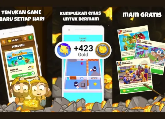 Aplikasi penghasil saldo DANA gratis, The Lucky Miner. (Sumber: Dok. Google Play)