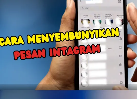 Inilah cara menyembunyikan pesan Instagram dengan mudah. (Sumber: Poskota/Adam Taqwa Ganefin)