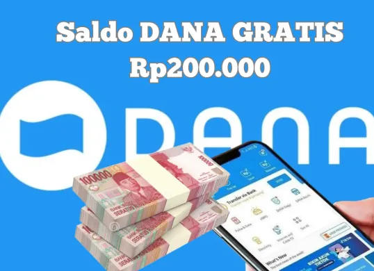 Trik instan cairkan saldo DANA Gratis Rp200.000 masuk dompet elektronik. (Sumber: Poskota/Syania Nurul Lita Baikuni)