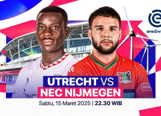 Live streaming FC Utrecht vs NEC Nijmegen. (Sumber: Vidio)