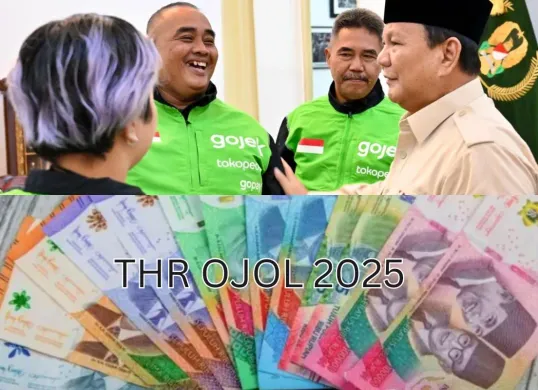 Ilustrasi regulasi THR ojol dan kurir di tahun 2025 yang telah diumumkan oleh pemerintah. (Sumber: Poskota/Dzikri)