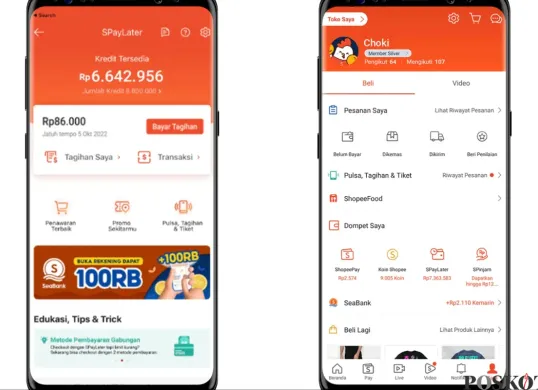 Cara Aktifkan SpayLater dan Gunakan untuk Metode Pembayaran di Shopee (Sumber: Shopee/Edited Muhammad Ibrahim)