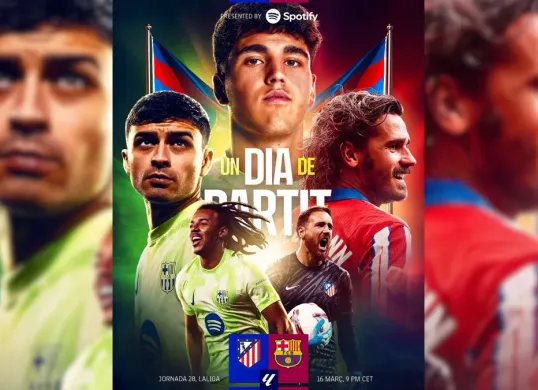 Saksikan pertandingan papan atas klasemen La Liga antara Atletico Madrid vs Barcelona pada pekan 28 (Sumber: Instagram @fcbarcelona)