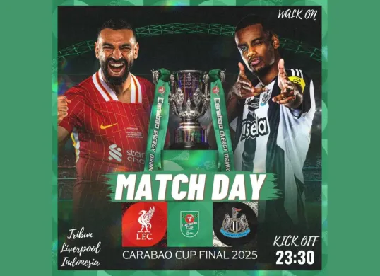 Link live streaming Liverpool vs Newcastle di Final Carabao Cup (Sumber: X/@TribunLFC_Indo)