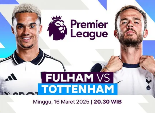 Live Streaming Fulham vs Tottenham Hotspur. (Sumber: Vidio)