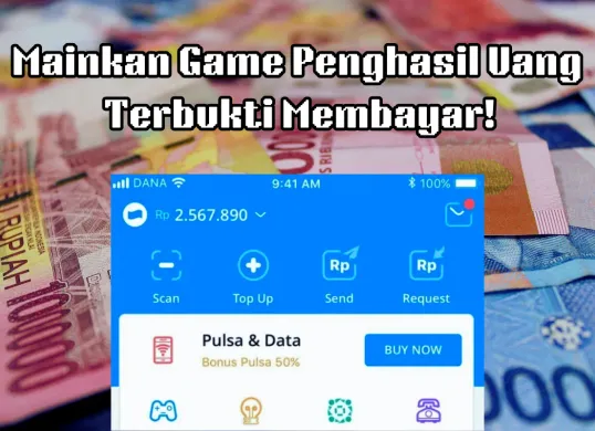 Mainkan game penghasil uang dan hasilkan saldo DANA hingga Rp200.000 per jam. (Sumber: Poskota/Adam Taqwa Ganefin)