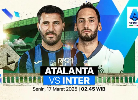 Info live streaming Atalanta vs Inter Milan. (Sumber: Vidio)