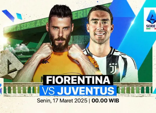 Cek info live streaming Fiorentina vs Juventus. (Sumber: Vidio)