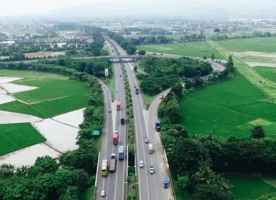 Kondisi Kalan Tol Tangerang Merak yang siap dilintasi pemudik lebaran Idul Fitri 1446 H. (Sumber: Dok. Astra Infra)