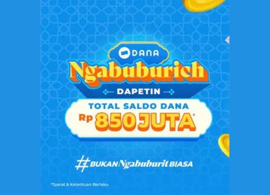 Saldo DANA gratis dari program Ngabuburich. (Sumber: Dok/DANA.id)