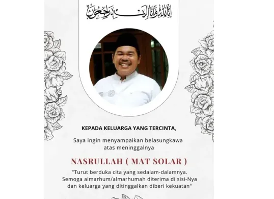 Pemeran di film Bajaj Bajuri Mat Solar meninggal dunia pada hari Senin 17 Maret 2025 malam. (IG Rieke Diah Pitaloka)