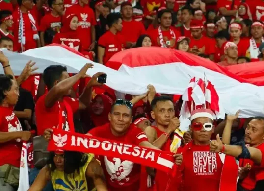 Ribuan suporter Timnas Indonesia bakal hadir langsung di kandang Australia. (Sumber: pssi.org)