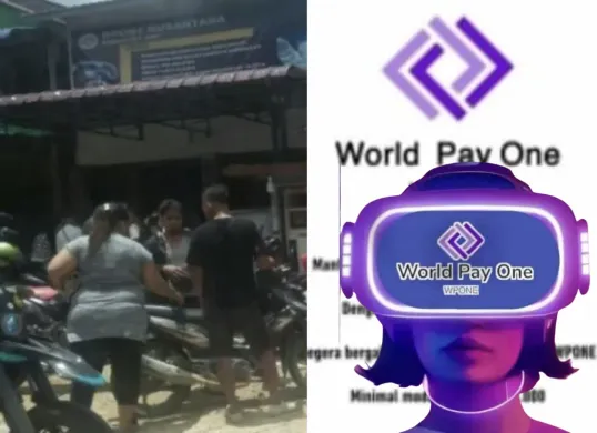 Member WPONE di Kabupaten Landak ramai-ramai menuntut pertanggungjawaban para leader yang mengajak mereka bergabung ke aplikasi investasi ilegal ini. Kerugian mencapai puluhan miliar rupiah (Sumber: Facebook)